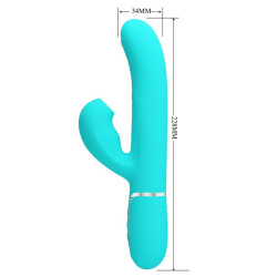 Pretty Love - Perlita Vibrateur Multifonction 3 En 1 Point G Vert Aqua